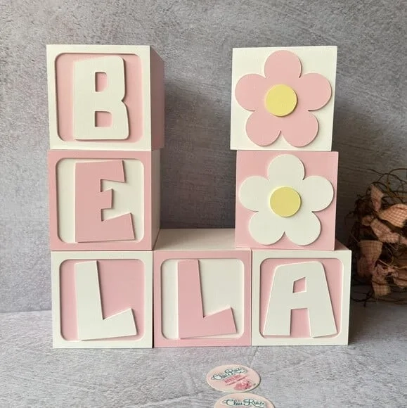 Cubos 10x10cm Ts Decoração de Quarto de Bebê