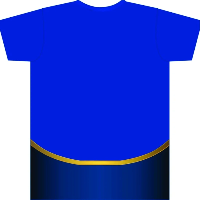 Camiseta Infantil Fantasia Príncipe do Baile Azul e Dourada com Gravata Jabot