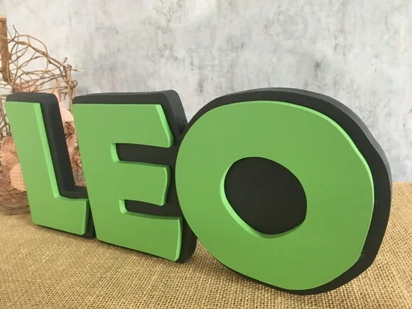 Jurassic Park - Letras de MDF -Nomes