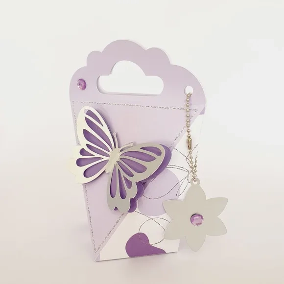 Kit 60 Lembrancinhas Borboleta Lilas