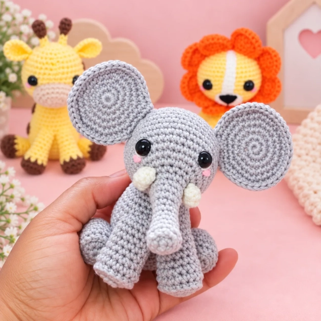 Bichinhos Safari Amigurumi