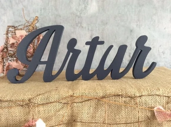 Letras Decorativas - nome em MDF