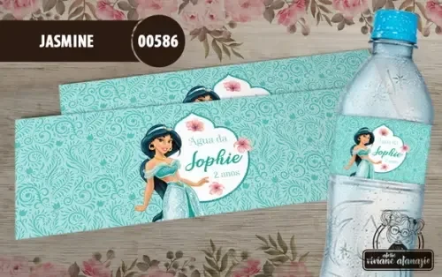 Rótulo Água Mineral Jasmine - 00586