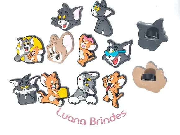 Ponteira P/lápis Tom e Jerry Pacote com 10 Unidades