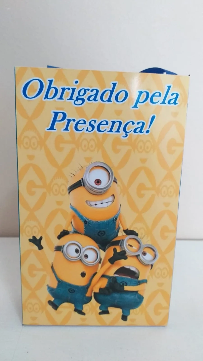Sacolinhas Personalizadas Minions para Lembrancinhas