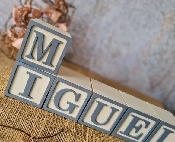 Cubos 6x6cm Ts Decoração Bebê