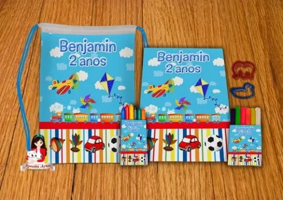 Kit Passatempo na Mochila Fábrica de Brinquedos