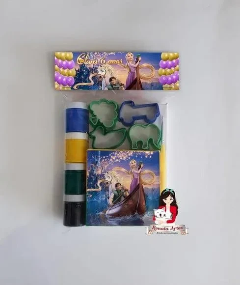 Kit Artes Personalizado Enrolados Rapunzel