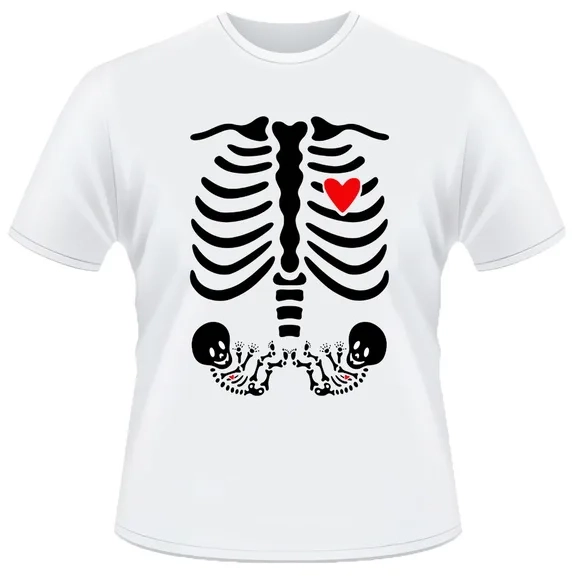 Camiseta Raio X - bebe esqueleto