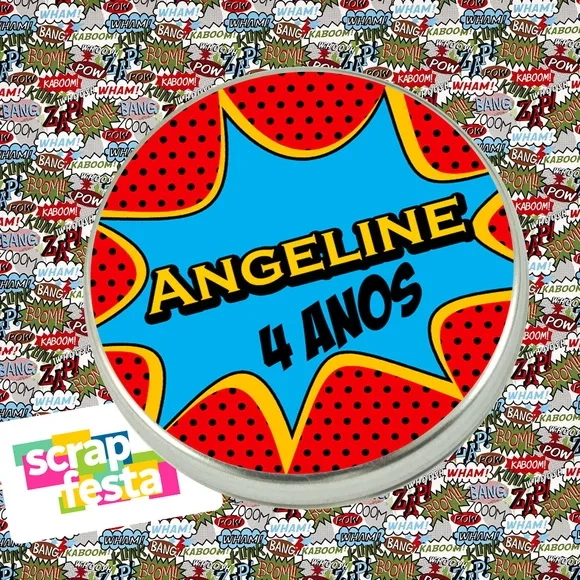 Latinhas Personalizadas 5x1 Festa Super Heróis Heroínas