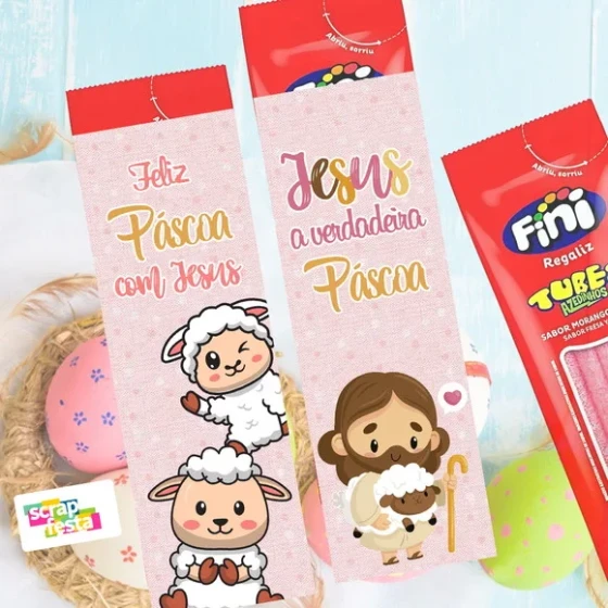 Embalagem Personalizada Fini Lembrancinha Festa Páscoa