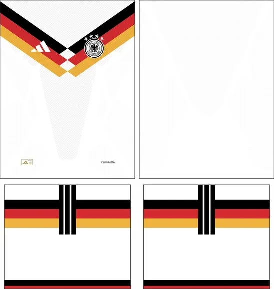Arte Vetor Camisa Alemanha Local 2026