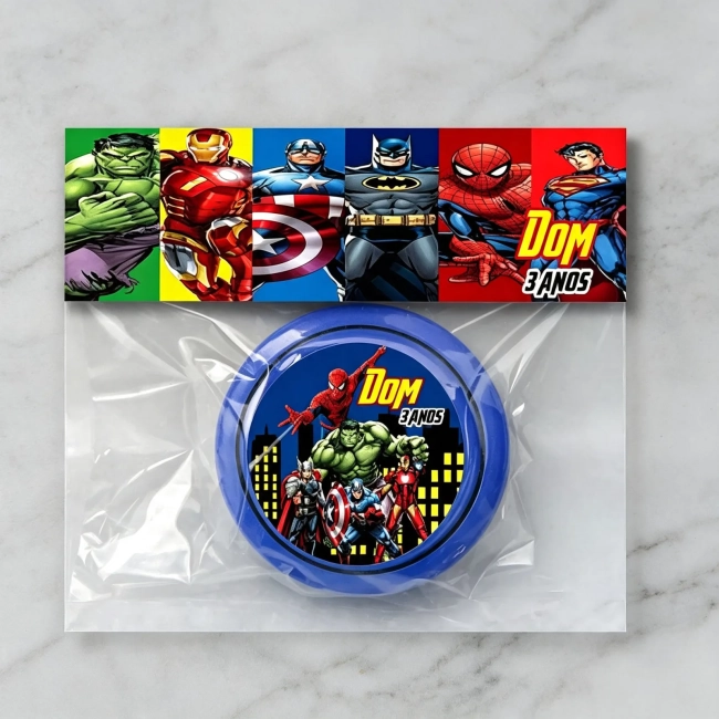 Iô iô Personalizado para lembrancinhas dos Vingadores