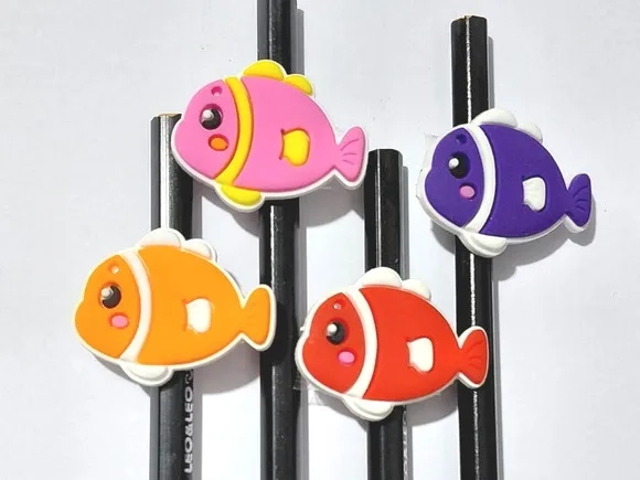 Lápis C/ponteira Peixinhos Colorido Pacote com 8 Unidades