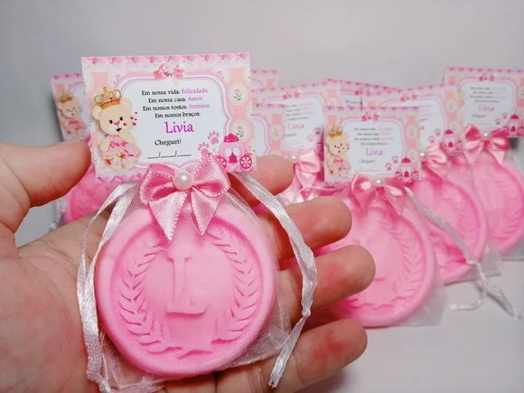 Lembrancinha Maternidade, Sabonete Letra Personalizada