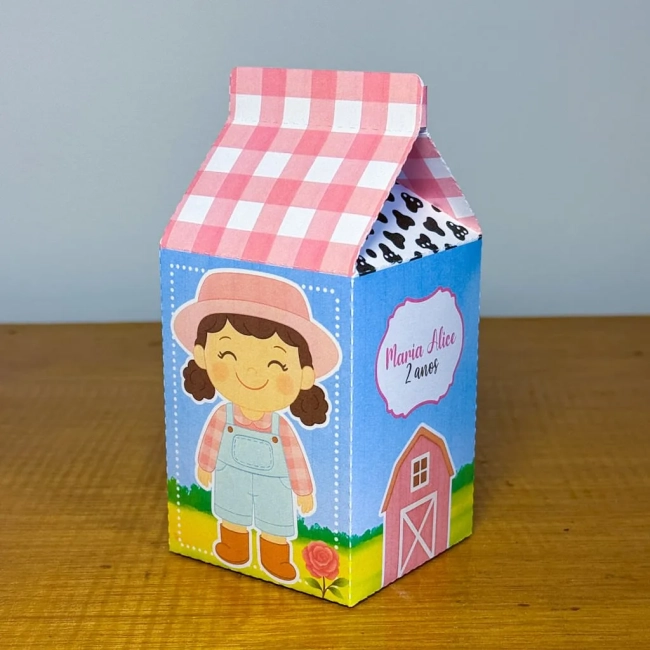 PEGUE E MONTE - Kit Festa FAZENDINHA MENINA - Decoração de Festa | Lembrancinhas | Aniversário | Personalizados