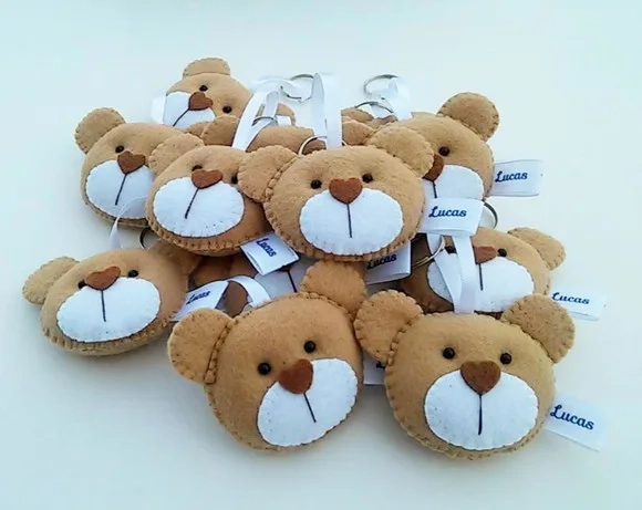 Combo Chaveiro Urso 20 Peças