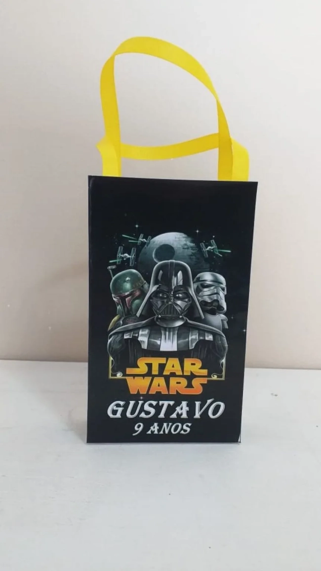 Sacolinhas Personalizadas Star Wars para Lembrancinhas