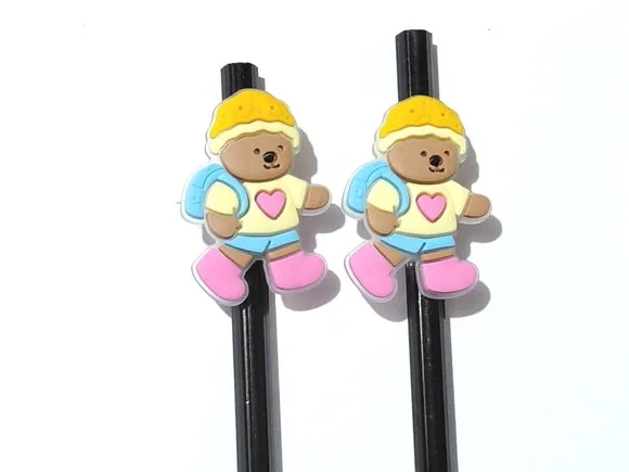 Lápis C/ponteira Urso Bobbie Goods Pacote com 6 Unidades