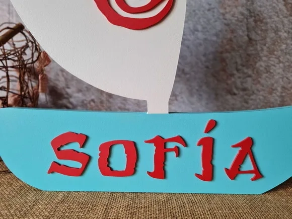 MOANA BARCO PERSONALIZADO