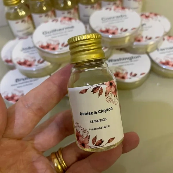 Lembrança Padrinho Casamento Sabão Barbear + Loção Pós Barba