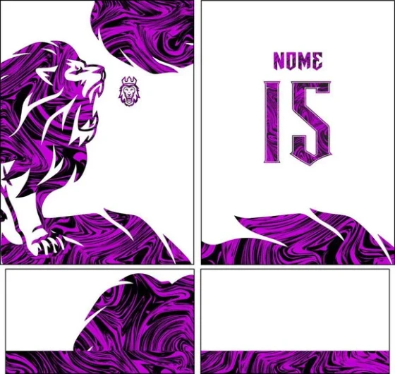 Arte Vetor Camisa Interclasse Leão Mod-99