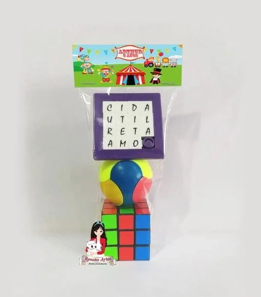 Kit Desafio Personalizado Tema Circo