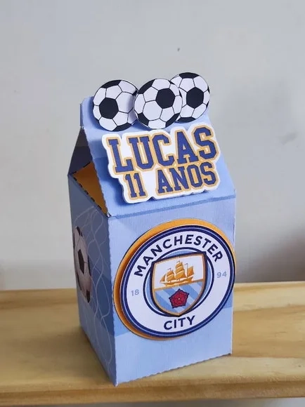 Kit 60 Lembrancinhas Manchester City