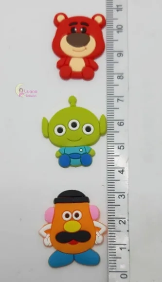 Apliques Toy Story de Borracha - Pct C/10 Unidades