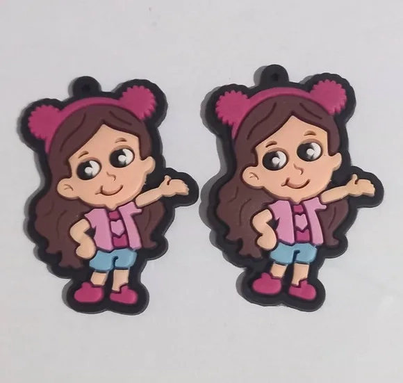 Pingente Maria Clara Emborrachado Pacote com 6 Unidades