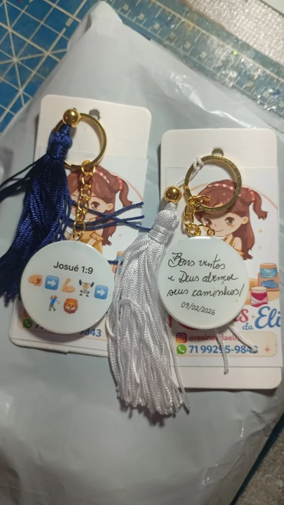 Chaveiros Resina Personalizados
