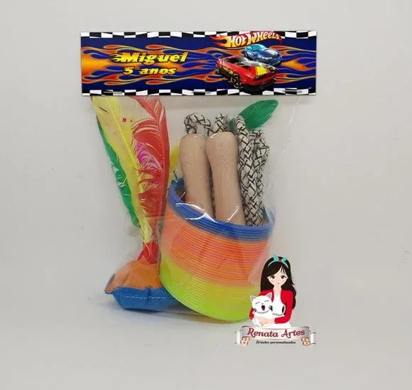 Kit Boa Infância Personalizado Hot Wheels