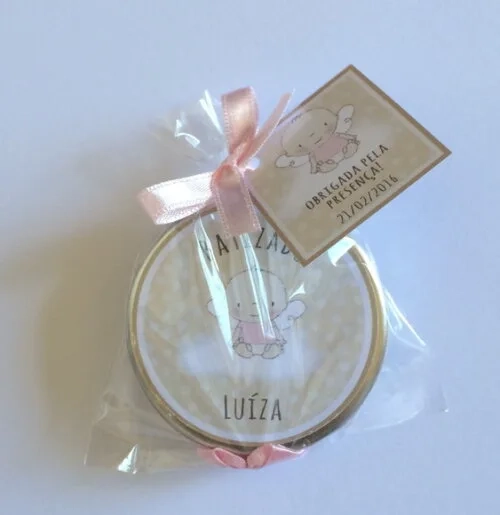 Lembrancinha p/ Batizado Anjinha - Vela
