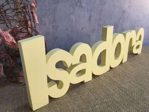Letras Decorativas em MDF Linha CH