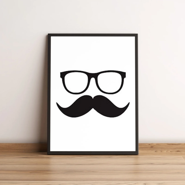 Quadro Óculos e Bigode 182