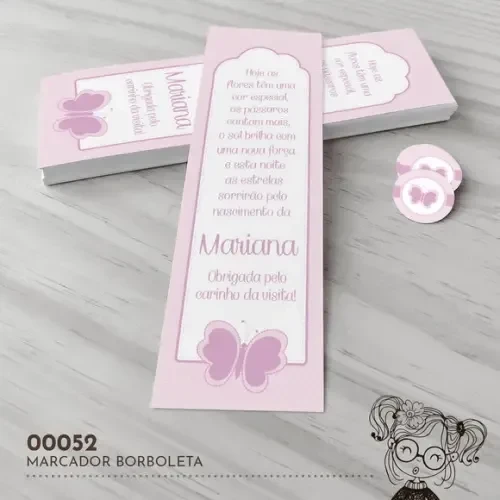 Marcador de Livro Borboleta - 00052