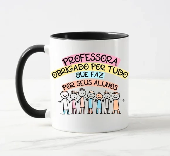 Caneca Professora,obrigado Por Tudo