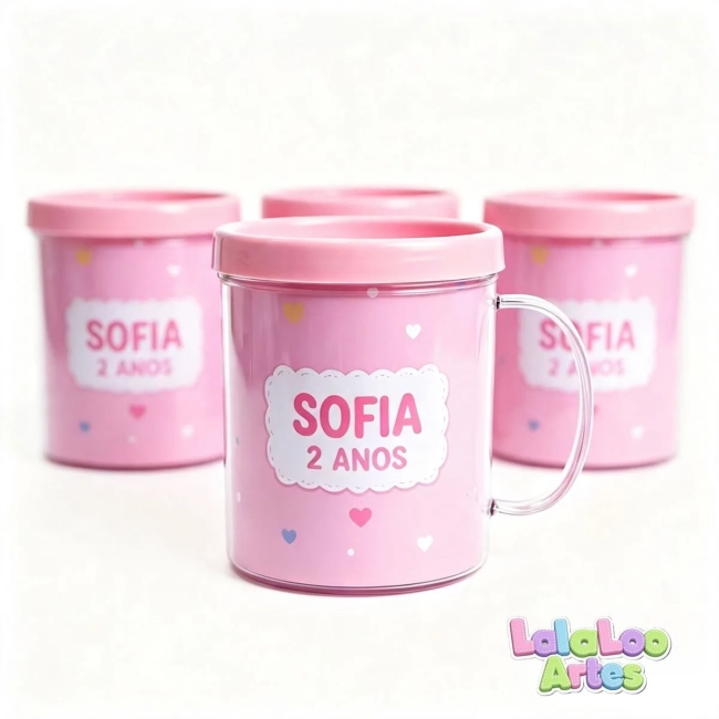 Caneca Chuva de Amor Personalizada