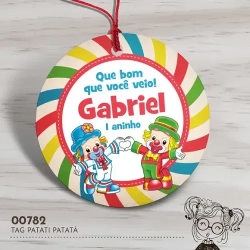 Tag Redonda Patati Patatá - 00782