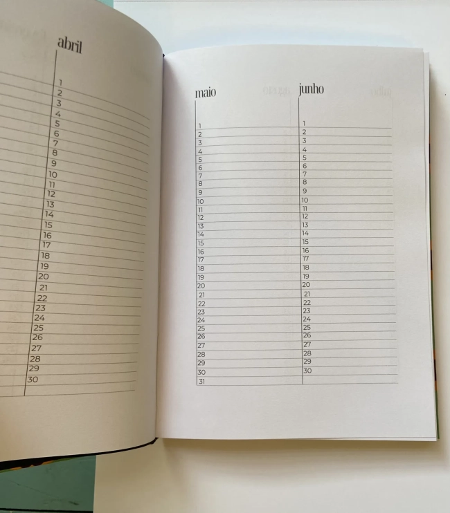 caderno especial para bullet Journal