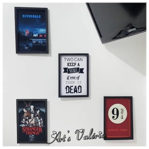 Quadro de Papel com mdf -séries Especiais - 20x28cm