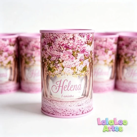Cofrinho Jardim Encantado Personalizado