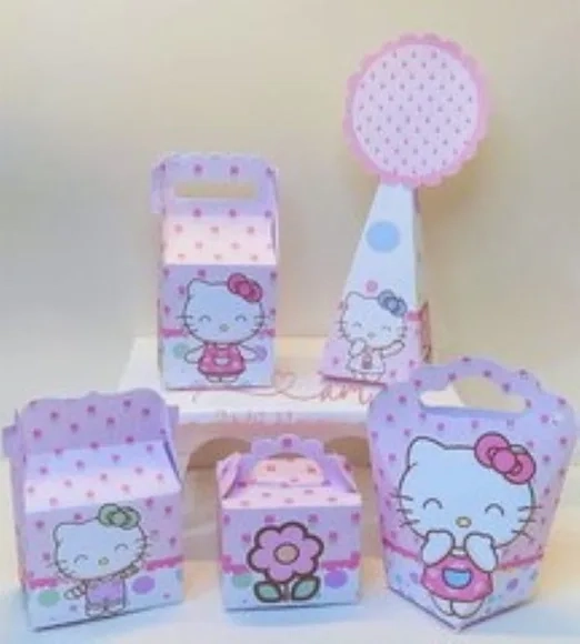 Kit 60 Lembrancinhas Hello Kitty