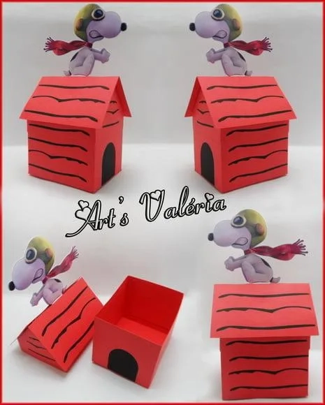 Caixinha Casa do Snoopy Aviador