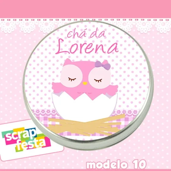 Lembrancinhas de Chá de Bebê Latinhas