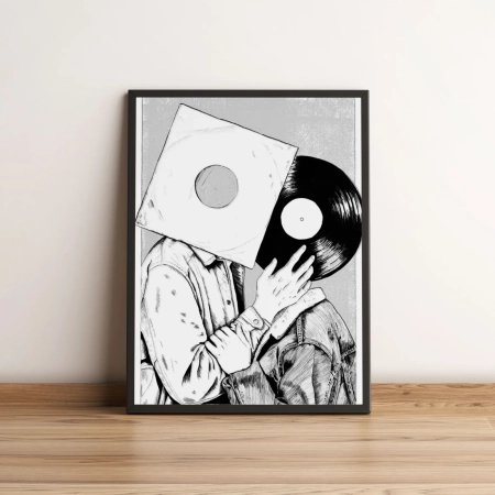 Quadro Casal Vinil 89