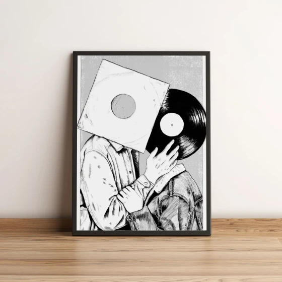 Quadro Casal Vinil 89