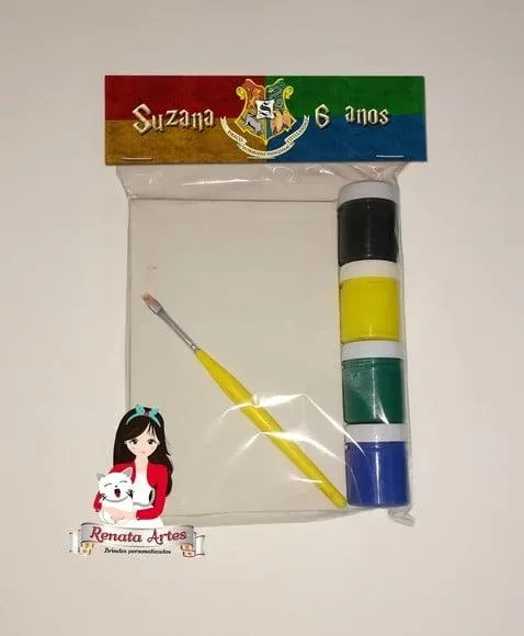 Kit Pintura Personalizado Harry Potter Casas