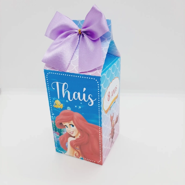 PEGUE E MONTE - Kit Festa ARIEL - Decoração de Festa - Caixinhas Personalizadas