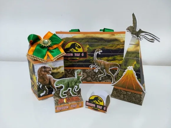 Kit 30 Lembrancinhas Jurassic Park